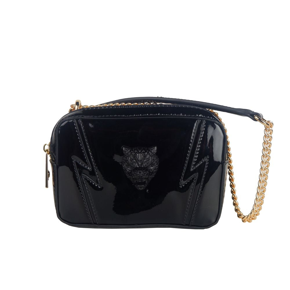 Plein Sport Schwarz Polyethylen Frauen Crossbody Tasche